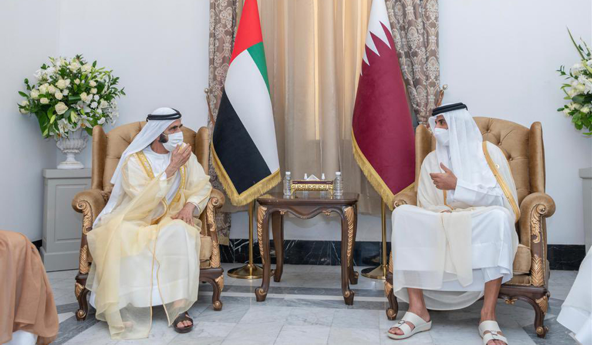 Amir meets UAE Vice President